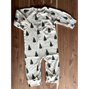 kate quinn organic cotton pine tree jumpsuit 18-24m